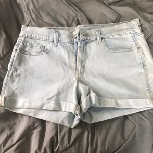 Super Light Wash Denim Shorts from Old Navy